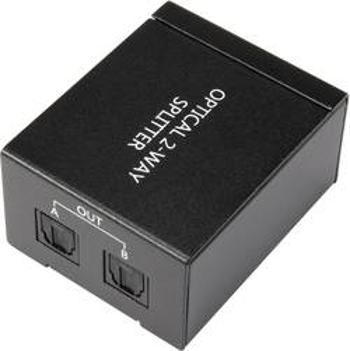 HDMI splitter Toslink SpeaKa, 2 porty, černá