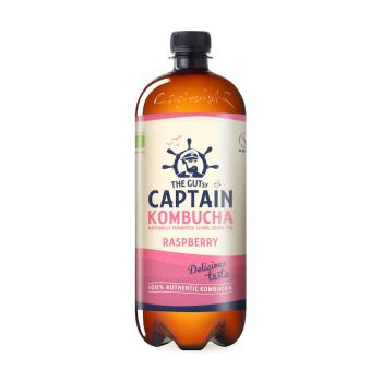 Captain kombucha malina 1 l BIO   THE GUTSY