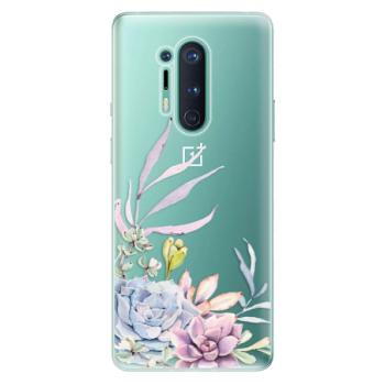 Odolné silikonové pouzdro iSaprio - Succulent 01 - OnePlus 8 Pro