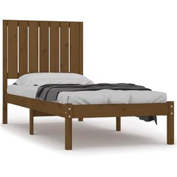 Rám postele medově hnědý masivní dřevo 75 × 190 cm Small Single, 3104376 (3104376)