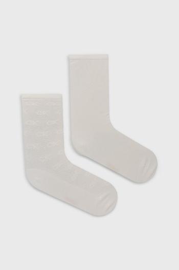 Ponožky Calvin Klein (2-pack) dámské, bílá barva