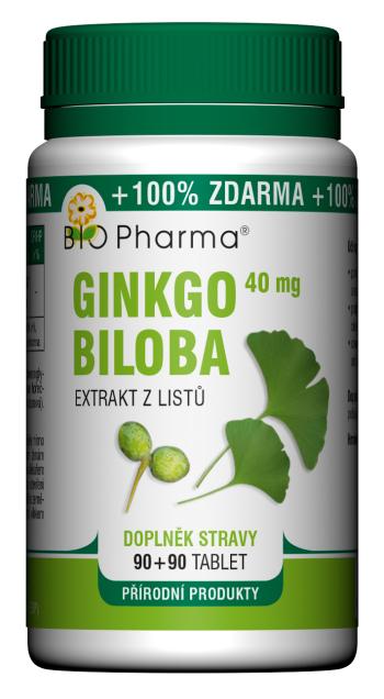 Bio Pharma Ginkgo Biloba 40mg 90+90 tablet 2 x 90 tablet