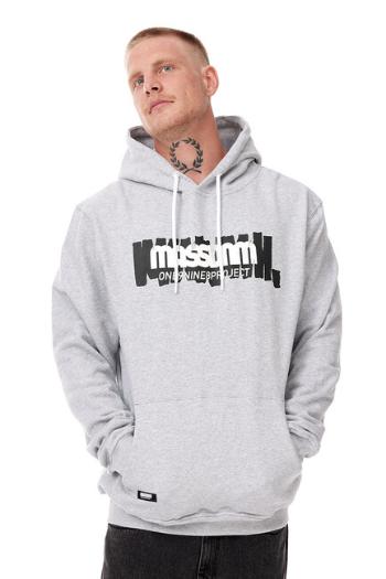 Mass Denim Sweatshirt Scrabble Hoody heather grey - XL