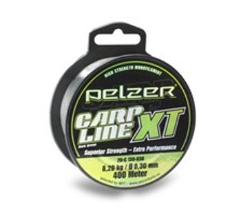 Pelzer vlasec carp line xt green 1200 m-průměr 0,35 mm / nosnost 12,1 kg