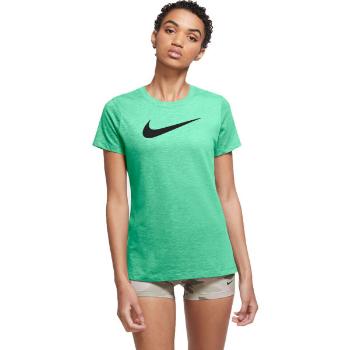 Nike DRY TEE DFC CREW Dámské tréninkové tričko, zelená, velikost S