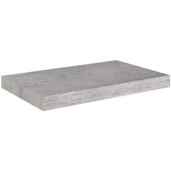 Shumee plovoucí nástěnná betonově šedá 50×23×3,8 cm MDF, 326594 (326594)