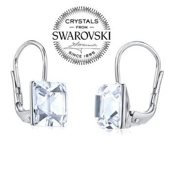 Silvego SILVEGO stříbrné náušnice se Swarovski Crystals čiré VSW31474C
