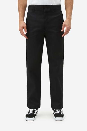 Kalhoty Dickies Work Pant Rec DK0A4XK9BLK pánské, černá barva, jednoduché, DK0A4XK9BLK-black