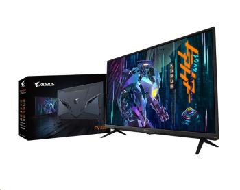 GIGABYTE LCD - 43" Gaming monitor AORUS FV43U UHD, 3840 x 2160, 144Hz, 4000:1, 750cd/m2, 1ms, 2xHDMI 2.1, 1xDP, VA QLED