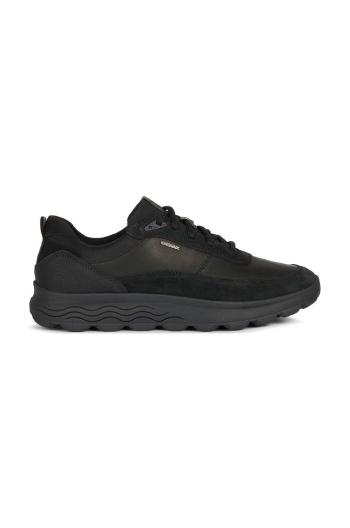 Kožené sneakers boty Geox U SPHERICA E černá barva, U16BYE 08522 C9997