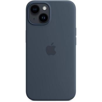 Apple iPhone 14 Silikonový kryt s MagSafe bouřkově modrý (MPRV3ZM/A)