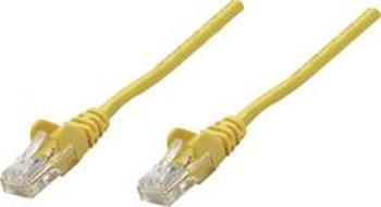 Síťový kabel RJ45 Intellinet 319744, CAT 5e, U/UTP, 2.00 m, žlutá