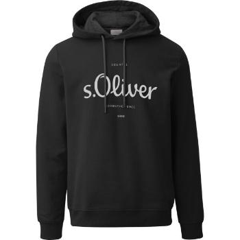 s.Oliver RL SWEATSHIRT NOOS Mikina s kapucí, černá, velikost