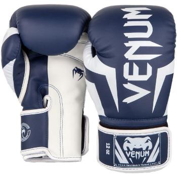 Venum ELITE BOXING GLOVES Boxerské rukavice, tmavě modrá, velikost 12