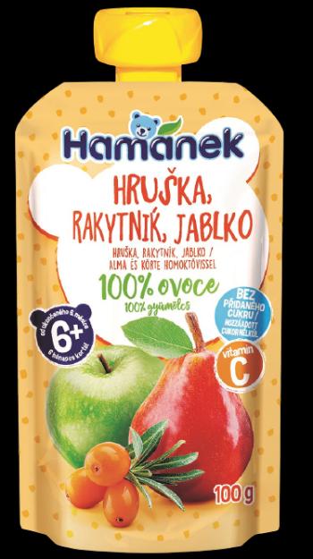 Hamánek Kapsička Hruška, rakytník, jablko 100 g