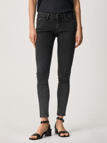 Pepe Jeans dámské černé džíny Pixie - 28/32 (0)