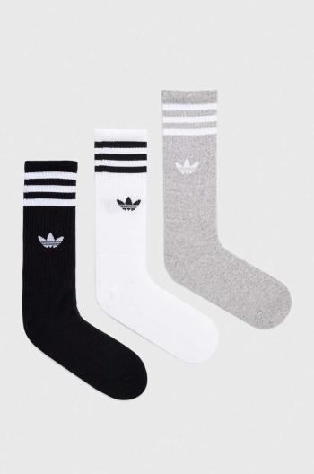 Ponožky adidas Originals 3-pack bílá barva, IU2653