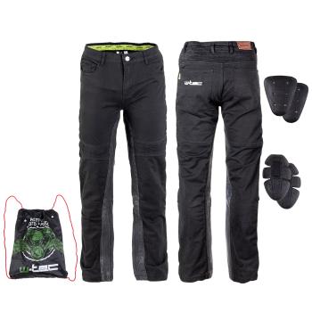 Pánské moto kalhoty W-TEC Raggan  černá  4XL