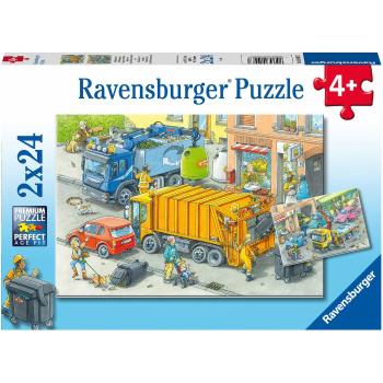 Ravensburger puzzle Likvidace odpadu 2x24 dílků
