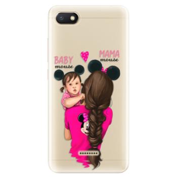 Odolné silikonové pouzdro iSaprio - Mama Mouse Brunette and Girl - Xiaomi Redmi 6A