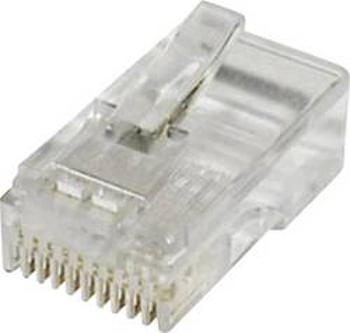 Modulární zástrčka, rovná RJ48 econ connect MPL10/10 počet pólů: 10, čirá, 1 ks