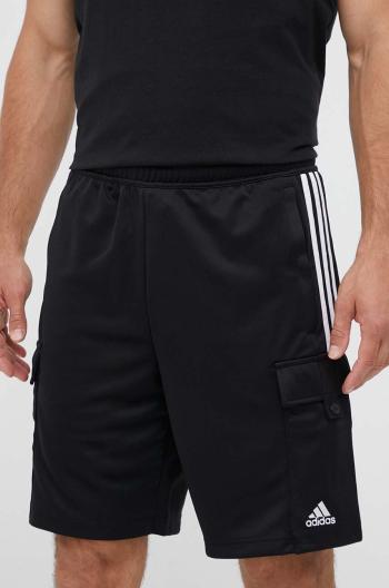 Kraťasy adidas pánské, černá barva, IM2911