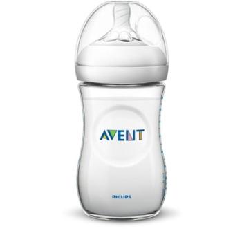 Philips Avent Natural láhev SCF033/16, 260 ml, transparentní