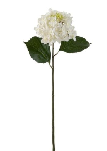 Bílá dekorační květina Hortenzie - 51cm 2560