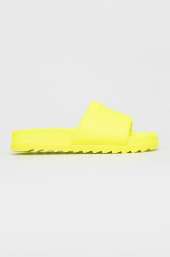 Pantofle Chiara Ferragni dámské, žlutá barva
