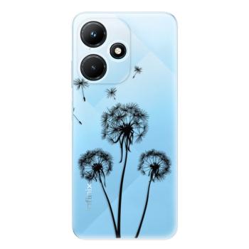 Odolné silikonové pouzdro iSaprio - Three Dandelions - black - Infinix Hot 30i