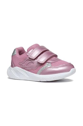 Dětské sneakers boty Geox SPRINTYE růžová barva