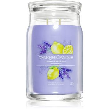 Yankee Candle Lemon Lavender vonná svíčka Signature 567 g