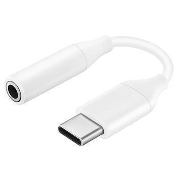 Samsung adaptér EE-UC10JUWE, USB-C->3, 5 mm jack, bílá