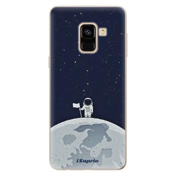 Odolné silikonové pouzdro iSaprio - On The Moon 10 - Samsung Galaxy A8 2018