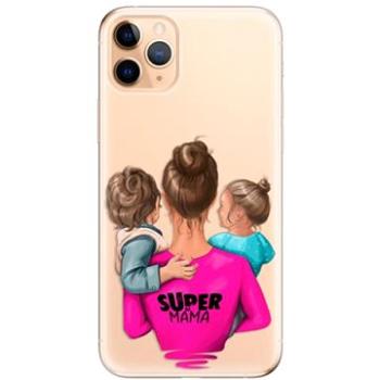 iSaprio Super Mama - Boy and Girl pro iPhone 11 Pro Max (smboygirl-TPU2_i11pMax)