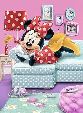 TREFL Puzzle Minnie Mouse: Na gauči 20 dílků