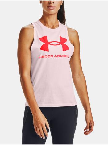 Růžové tílko Under Armour Sportstyle Graphic Tank