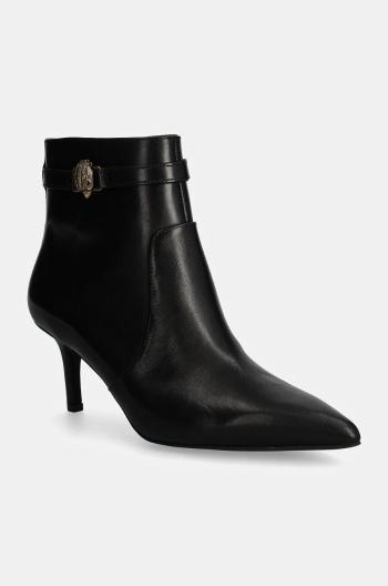 Nízké kozačky Kurt Geiger London Kensington Flexi Ankle dámské, černá barva, na podpatku, 3538400109