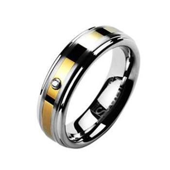 NUBIS® NWF1024 Dámský snubní prsten se zirkonem - velikost 58 - NWF1024-Zr-58