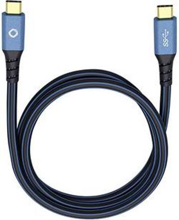 USB 3.0 kabel Oehlbach USB Plus CC 9353, 3.00 m, modrá