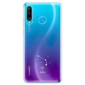 Odolné silikonové pouzdro iSaprio - čiré - Beran - Huawei P30 Lite