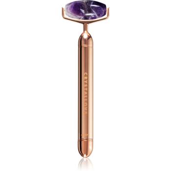 Crystallove Vibrating Roller Amethyst masážní váleček na obličej