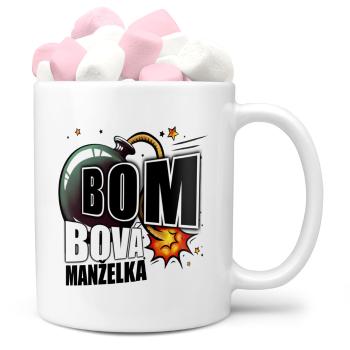 Hrnek Bombová manželka (Náplň hrníčku: Marshmallow)