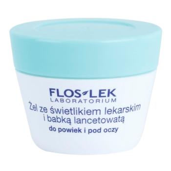 FlosLek Laboratorium Eye Care gel na oční okolí s jitrocelem a světlíkem lékařským 10 g