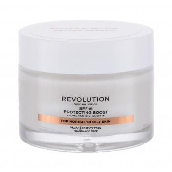 Revolution Skincare Moisture Cream Normal to Oily Skin SPF15 50 ml denní pleťový krém na normální pleť; na smíšenou pleť; na mastnou pleť