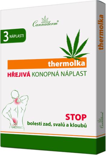 Cannaderm thermolka hřejivá náplast 3 ks