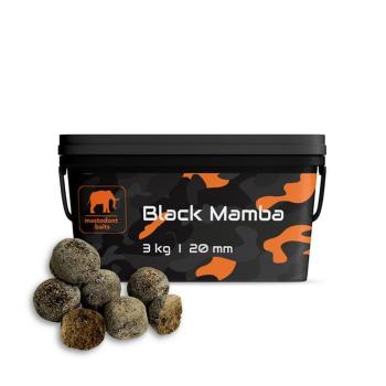 Mastodont Baits Boilie Black Mamba - 24mm 3kg