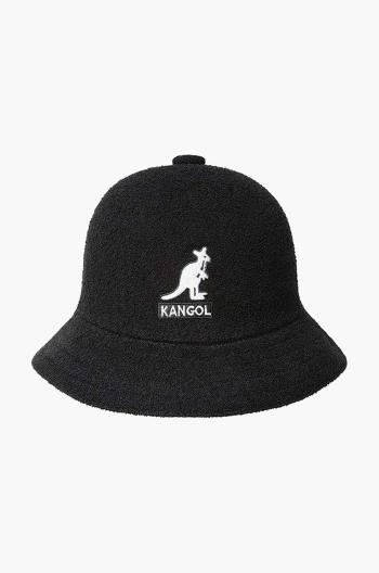 Klobouk Kangol Big Logo Casual černá barva, K3407.BLACK-BLACK