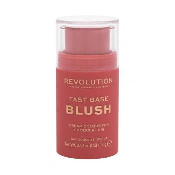 Makeup Revolution London Fast Base Blush 14 g tvářenka pro ženy Bare