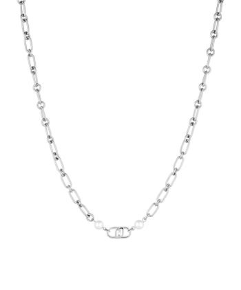 Liu.Jo Stylový ocelový náhrdelník s logem Icona LJ1731